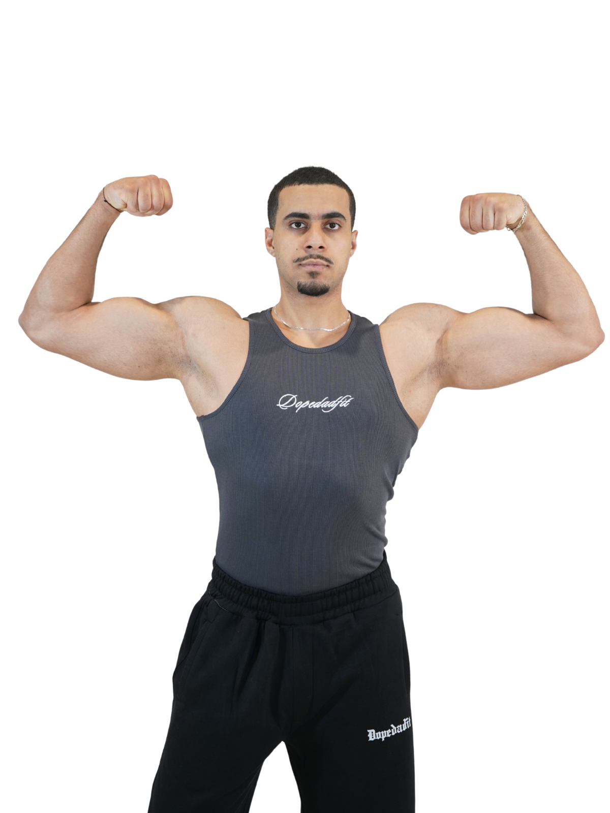 SCRIPT RIBBED TANK 2 Pack