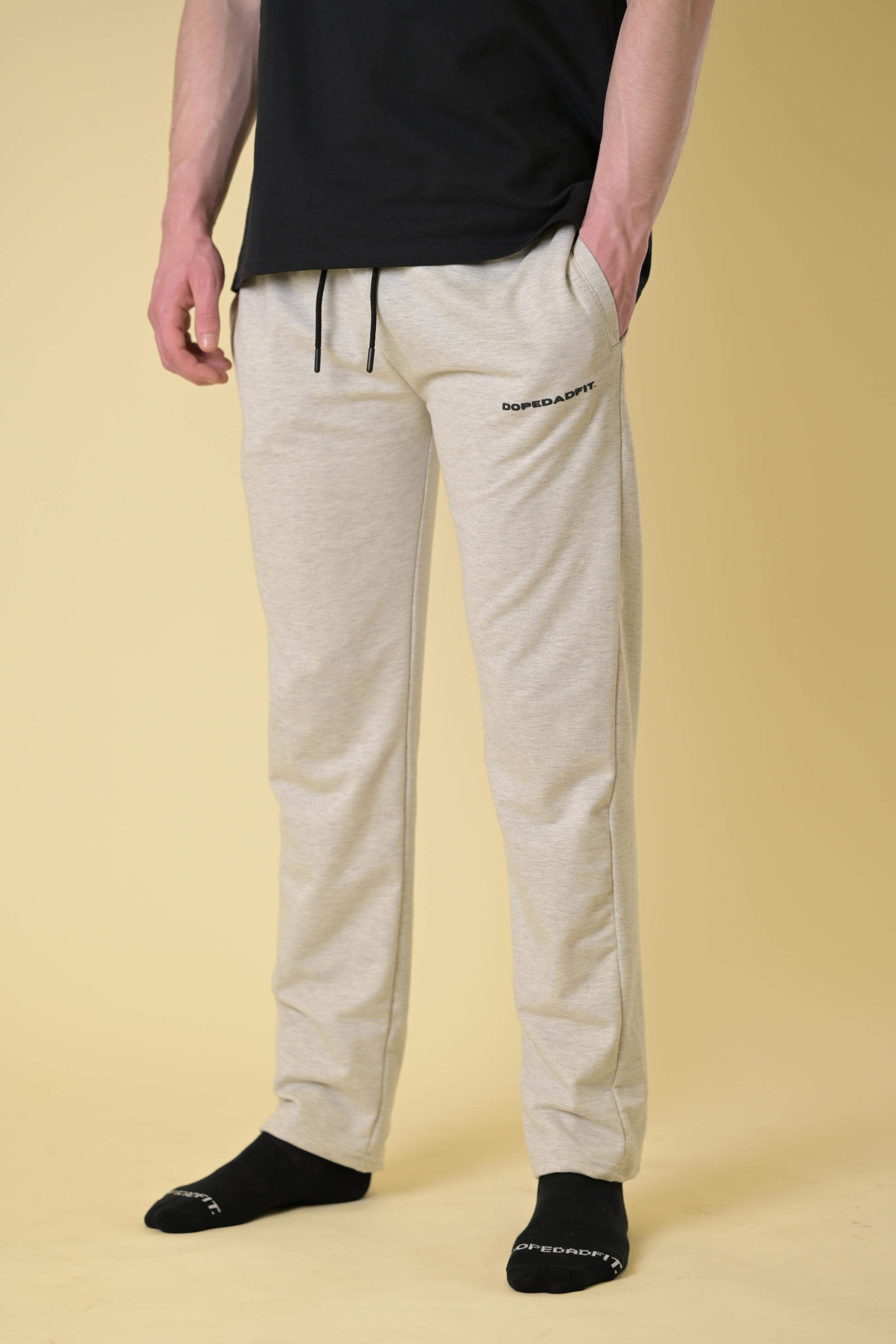 Straight Track Pants Light Grey