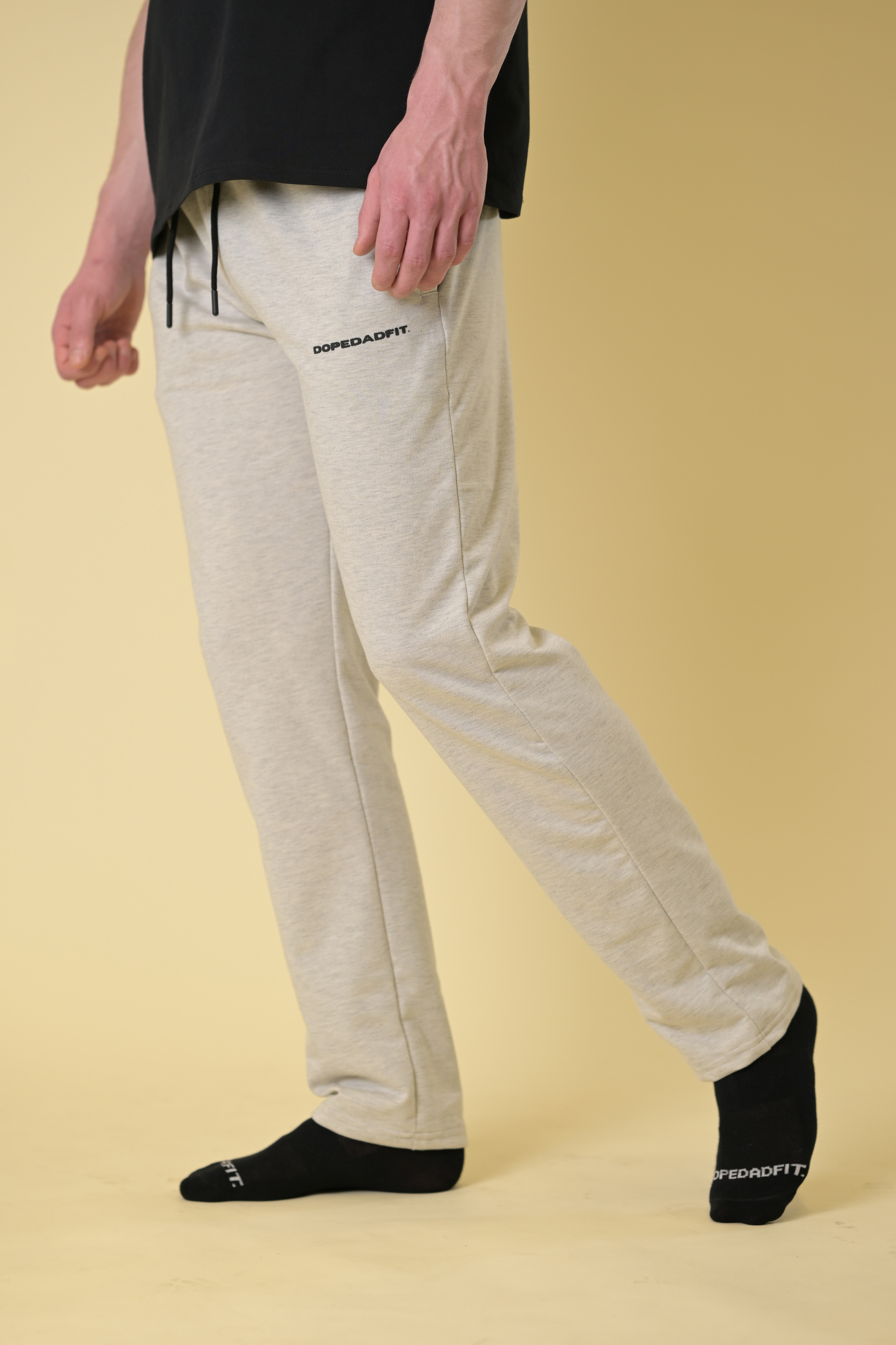 Straight Track Pants Light Grey