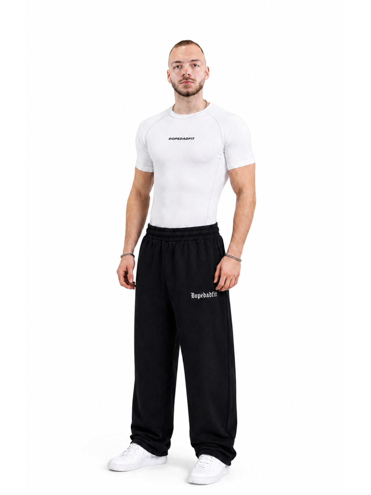 Compression Short Sleeve White