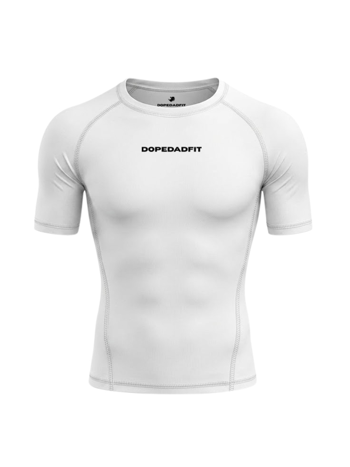 Compression Short Sleeve White