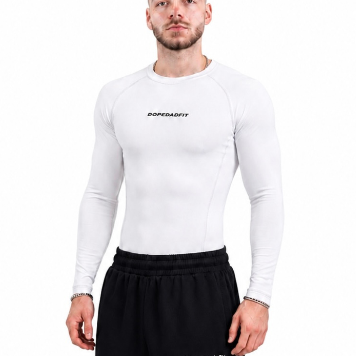 Compression Long Sleeve White